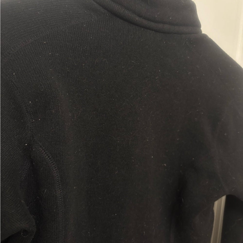 Patagonia Black Full-Zip Fleece Jacket with Small Logo - Picture 4 of 14